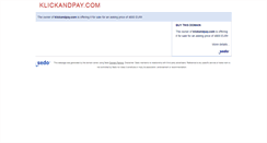 Desktop Screenshot of klickandpay.com